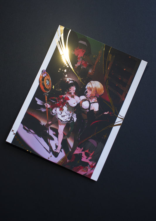 Astra & Evelyn Foil Print