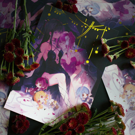 Madoka and Homura Print