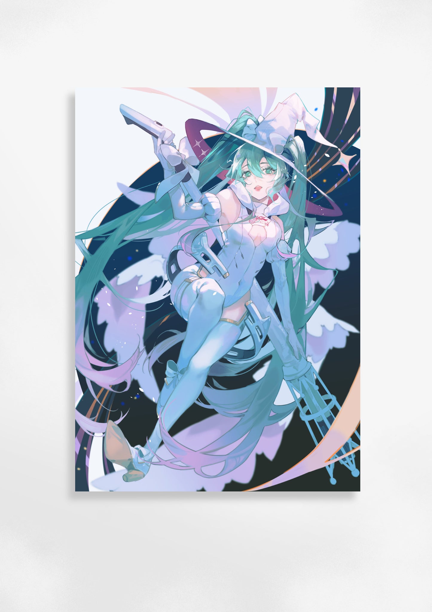 Racing Miku Foil Print
