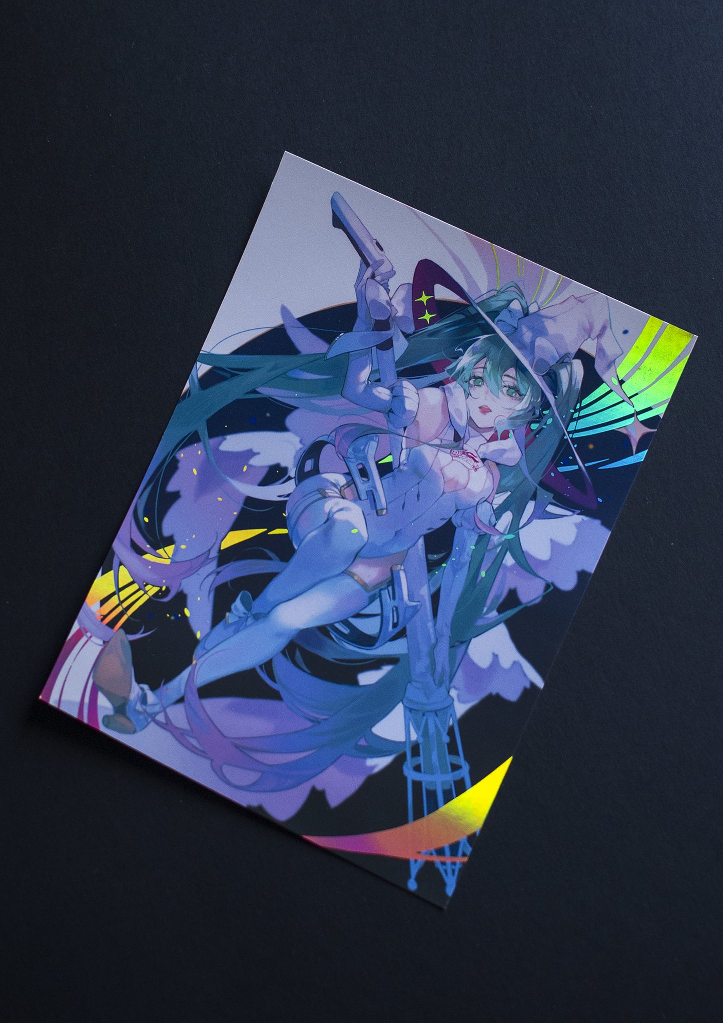 Racing Miku Foil Print