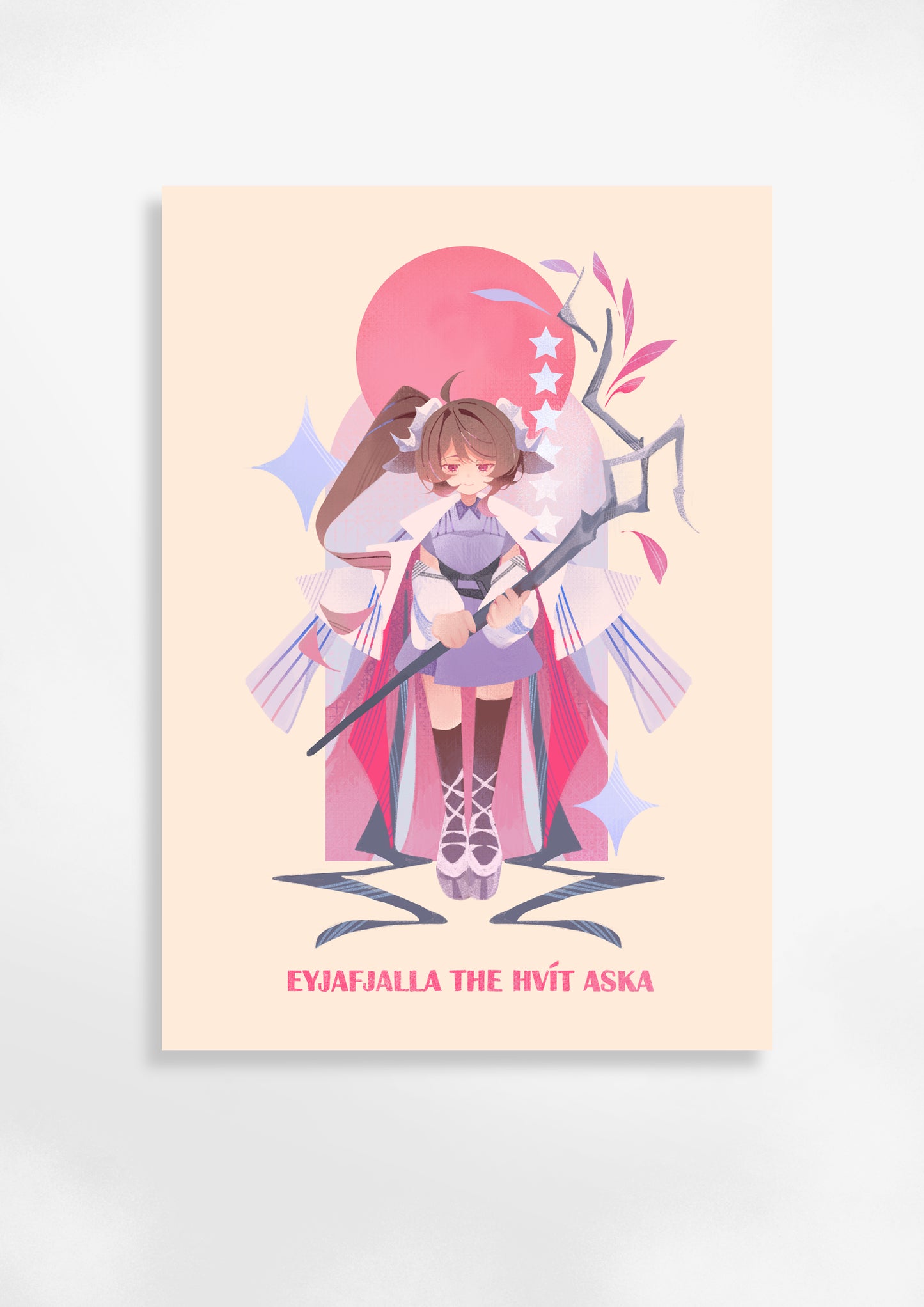Eyjafjalla the Hvít Aska Foil Card