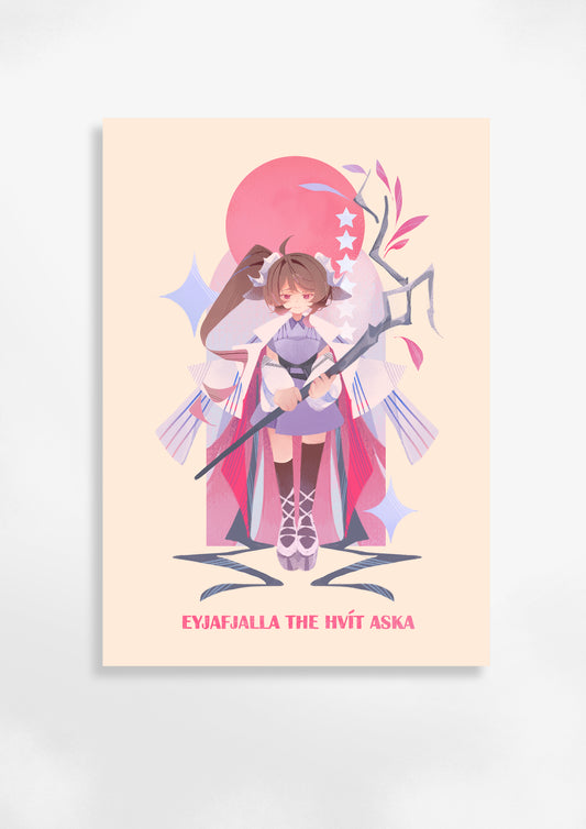 Eyjafjalla the Hvít Aska Foil Card