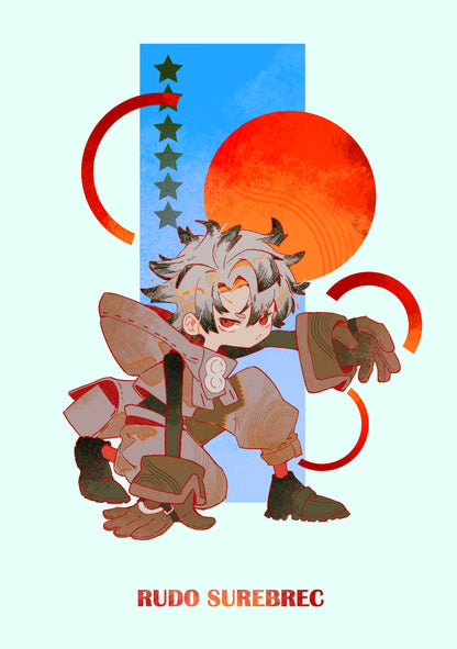 Gachiakuta Rudo Foil Card