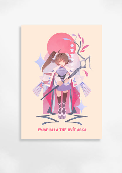 Eyjafjalla the Hvít Aska Foil Card